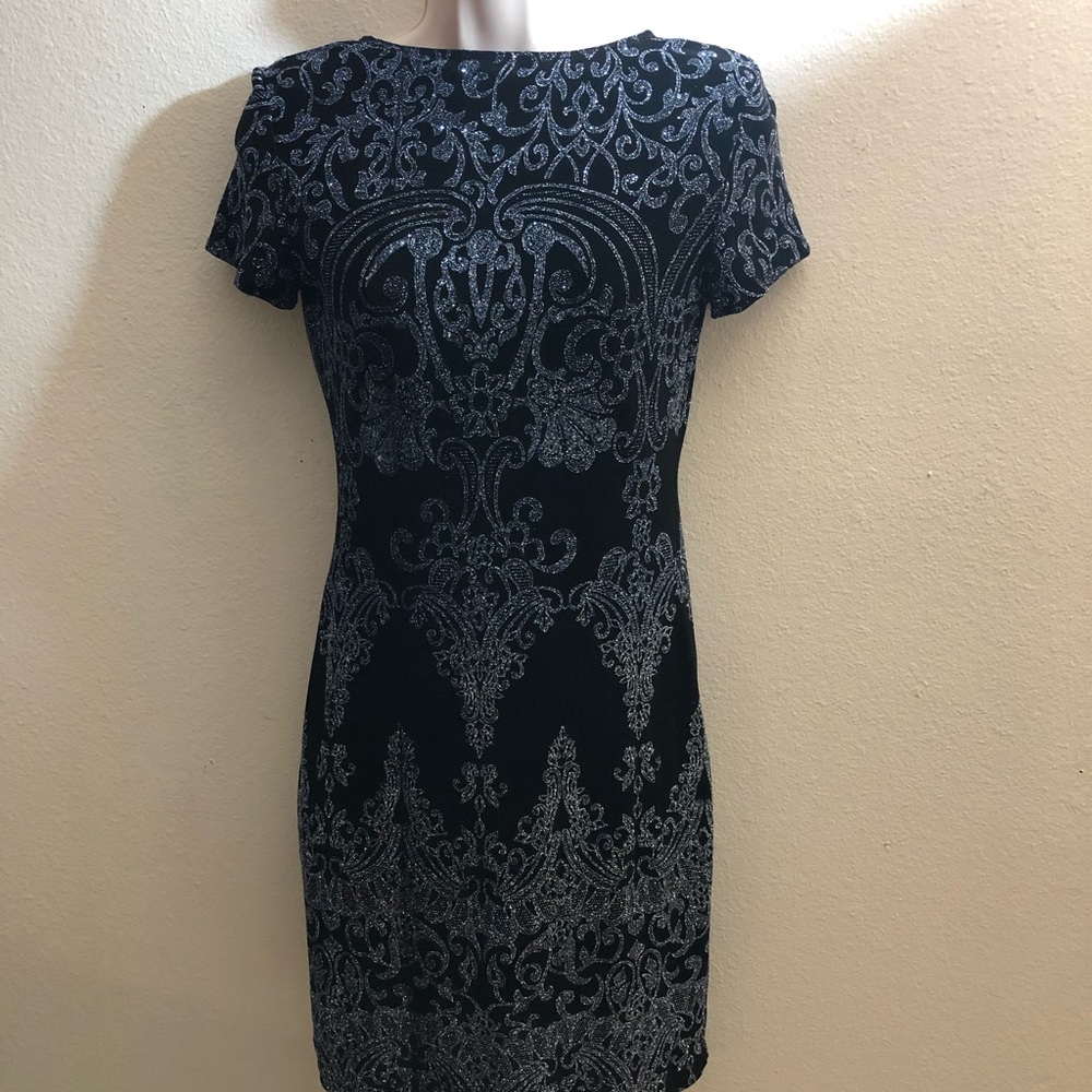 Black sparkle dress